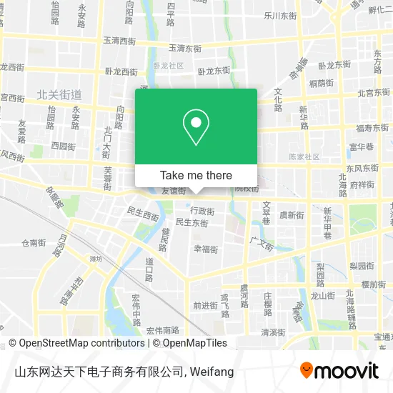 山东网达天下电子商务有限公司 map