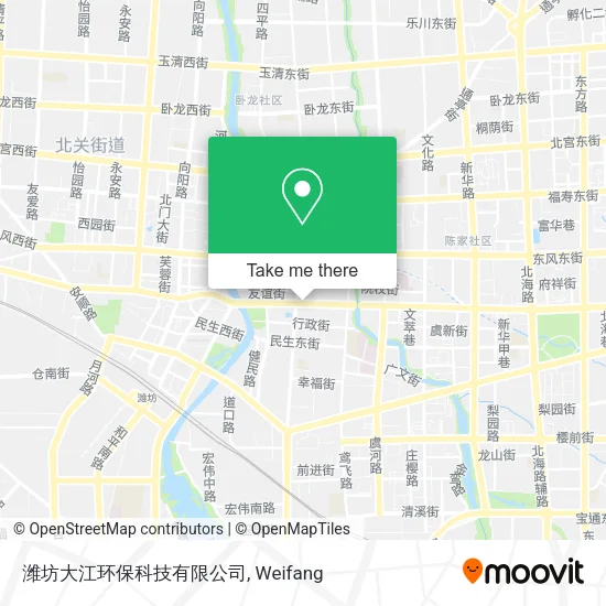 潍坊大江环保科技有限公司 map