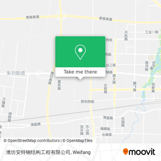 潍坊安特钢结构工程有限公司 map