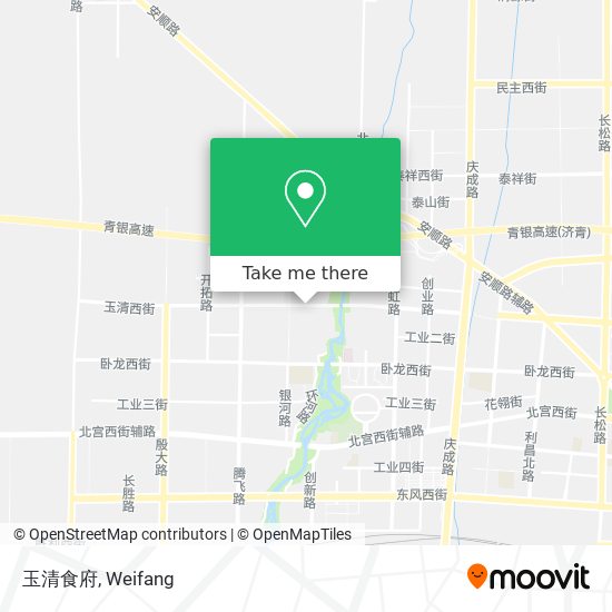 玉清食府 map