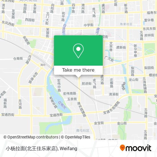 小杨拉面(北王佳乐家店) map