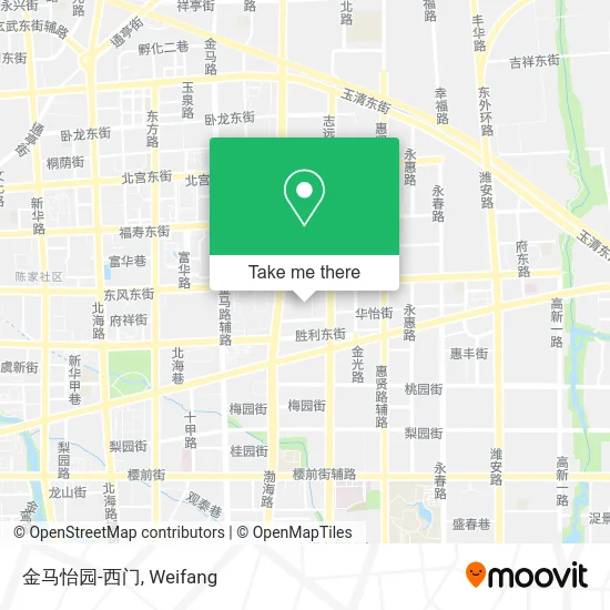 金马怡园-西门 map