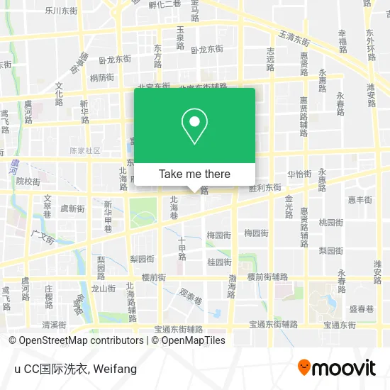 u CC国际洗衣 map