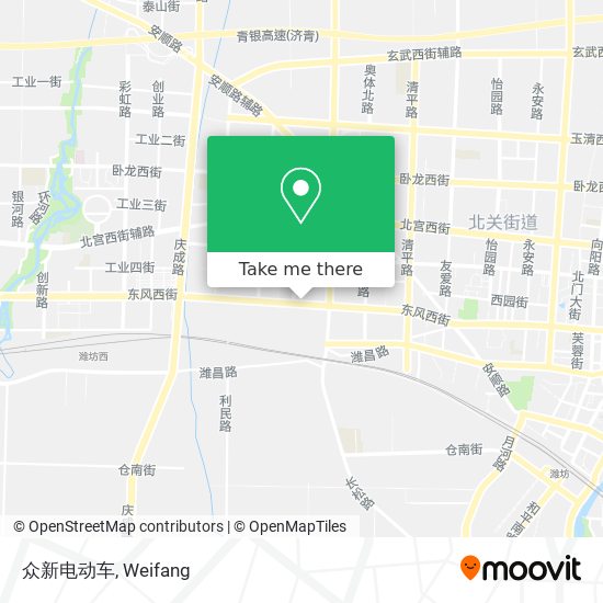 众新电动车 map