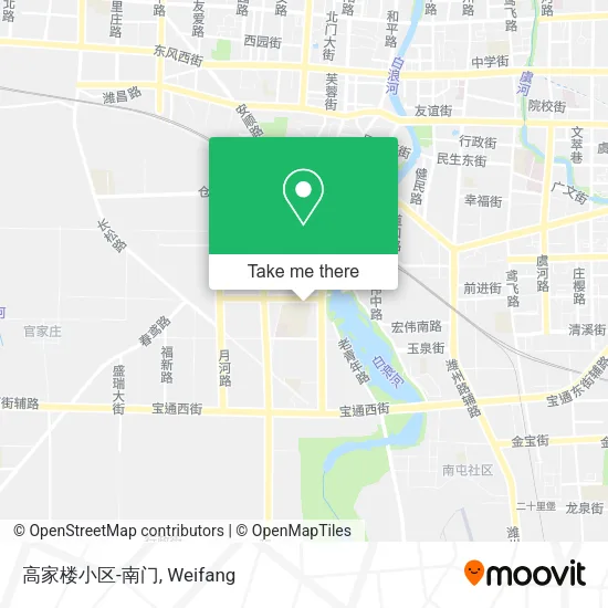 高家楼小区-南门 map