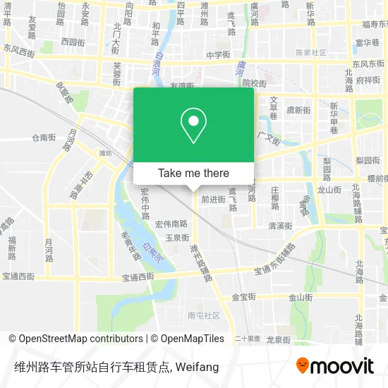 维州路车管所站自行车租赁点 map