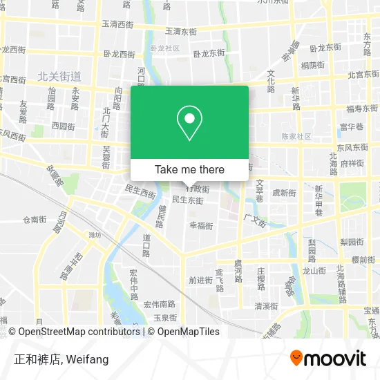 正和裤店 map
