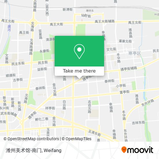 潍州美术馆-南门 map