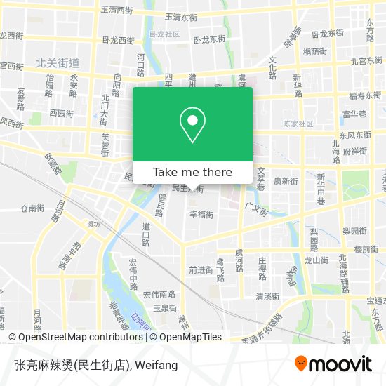 张亮麻辣烫(民生街店) map