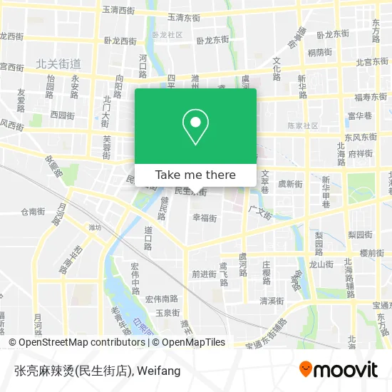 张亮麻辣烫(民生街店) map