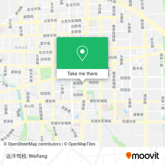 远洋驾校 map