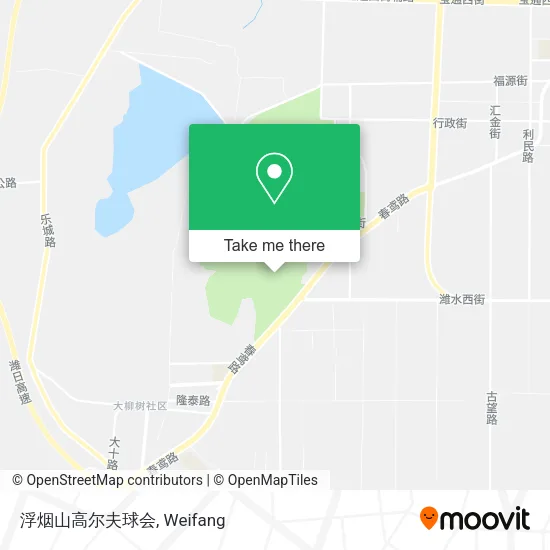 浮烟山高尔夫球会 map