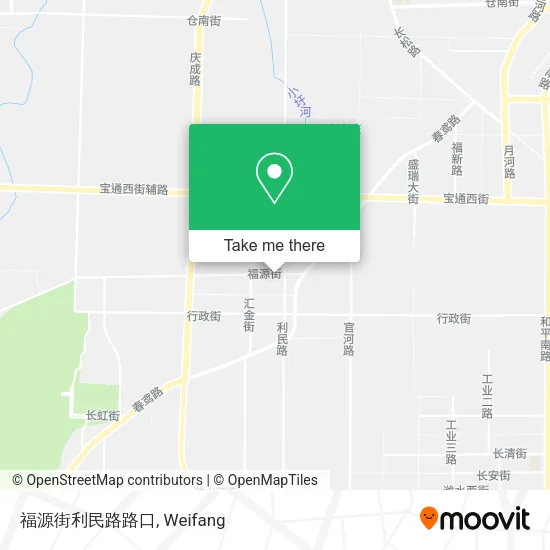 福源街利民路路口 map