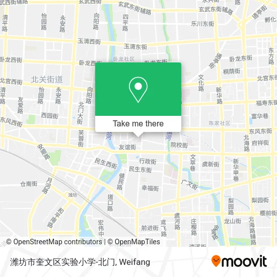 潍坊市奎文区实验小学-北门 map