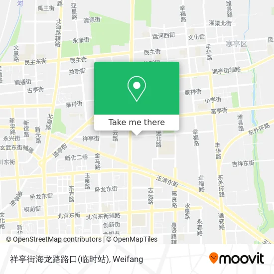 祥亭街海龙路路口(临时站) map