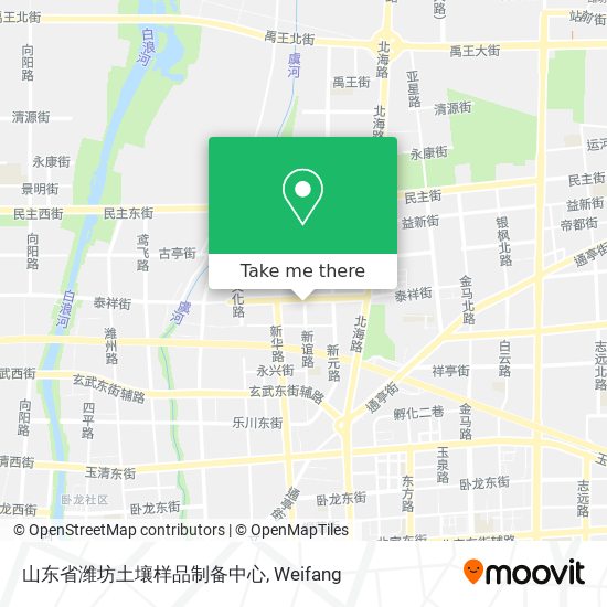 山东省潍坊土壤样品制备中心 map