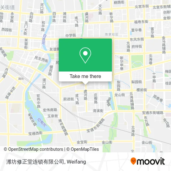 潍坊修正堂连锁有限公司 map