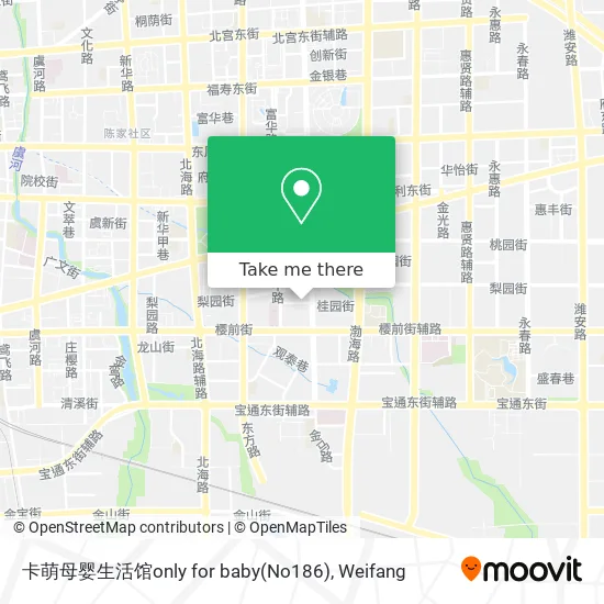 卡萌母婴生活馆only for baby(No186) map