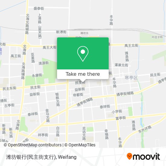 潍坊银行(民主街支行) map