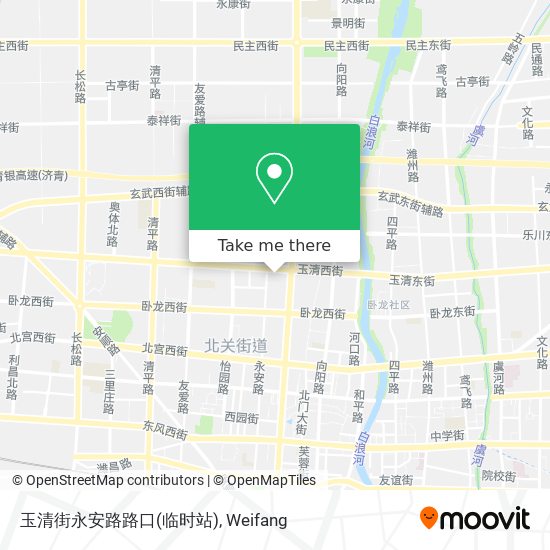 玉清街永安路路口(临时站) map