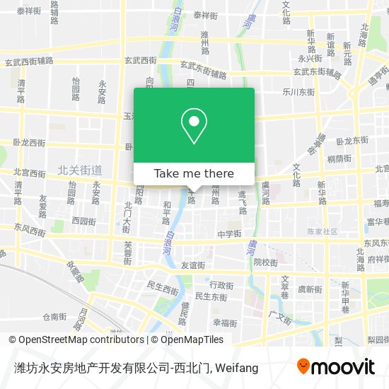 潍坊永安房地产开发有限公司-西北门 map