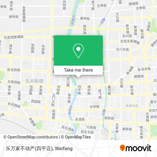乐万家不动产(四平店) map