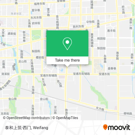泰和上筑-西门 map