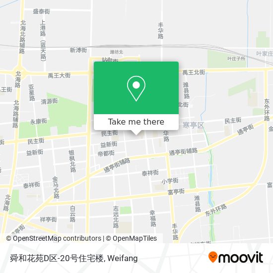 舜和花苑D区-20号住宅楼 map