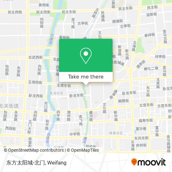 东方太阳城-北门 map