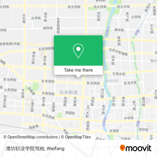 潍坊职业学院驾校 map