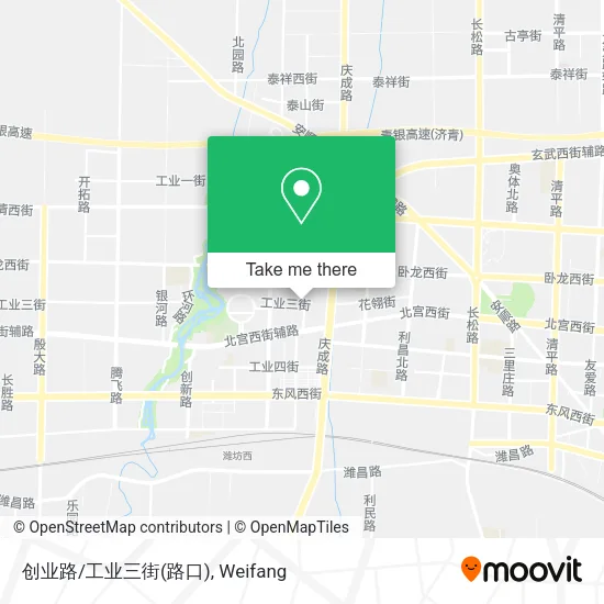 创业路/工业三街(路口) map