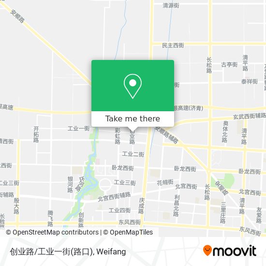 创业路/工业一街(路口) map