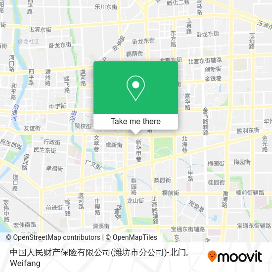 中国人民财产保险有限公司(潍坊市分公司)-北门 map