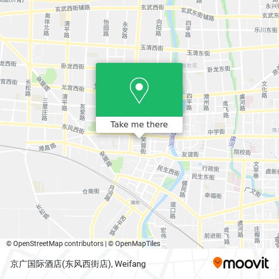 京广国际酒店(东风西街店) map