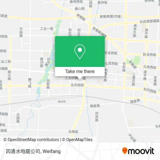 四通水电暖公司 map
