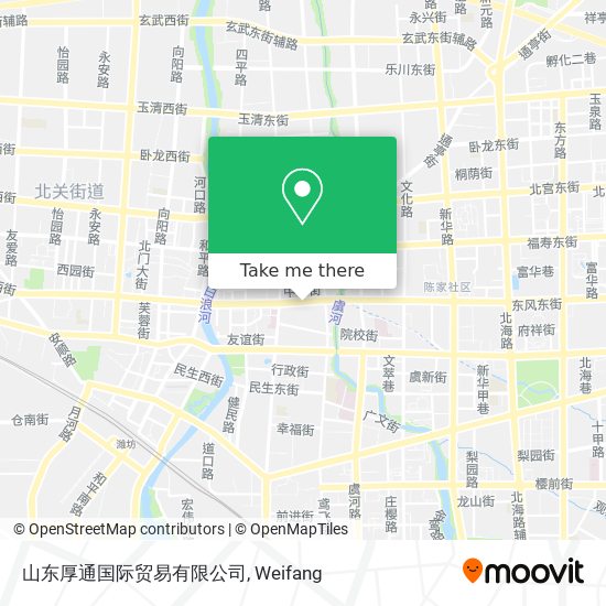山东厚通国际贸易有限公司 map