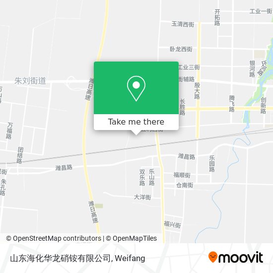 山东海化华龙硝铵有限公司 map