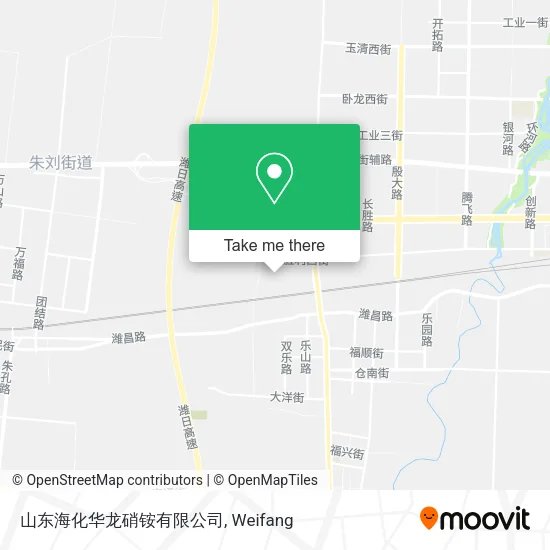 山东海化华龙硝铵有限公司 map