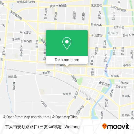 东风街安顺路路口(三友·华锦苑) map