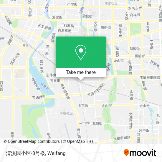 清溪园小区-3号楼 map