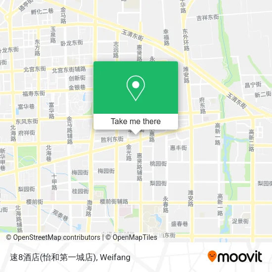 速8酒店(怡和第一城店) map