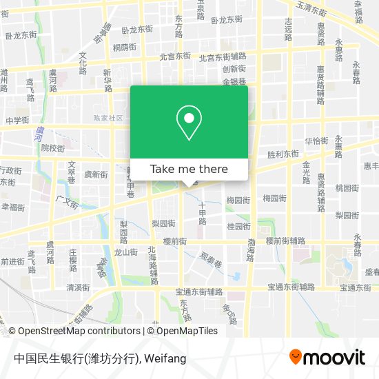 中国民生银行(潍坊分行) map