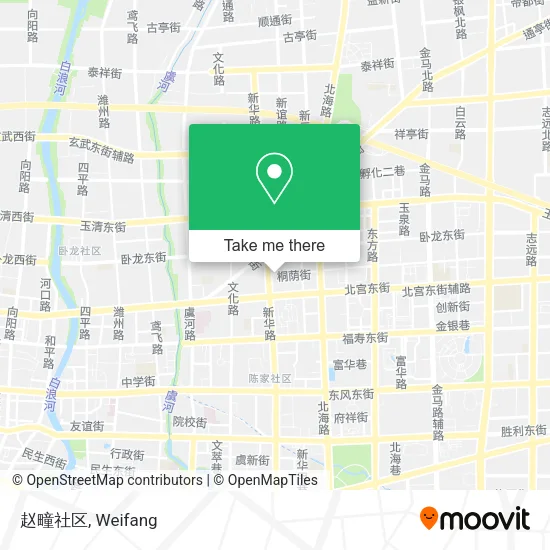 赵疃社区 map