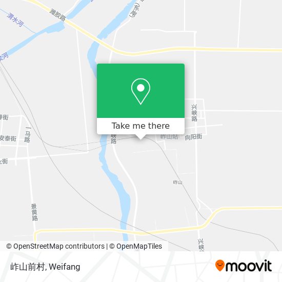 岞山前村 map