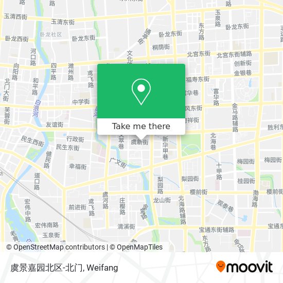 虞景嘉园北区-北门 map