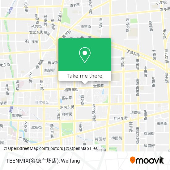 TEENMIX(谷德广场店) map