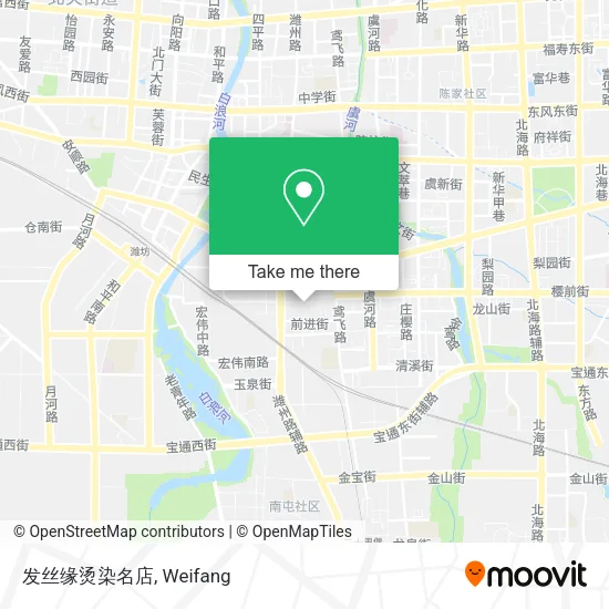 发丝缘烫染名店 map