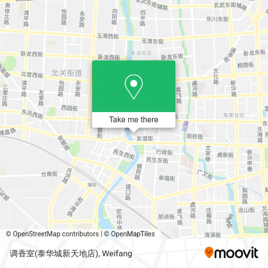 调香室(泰华城新天地店) map