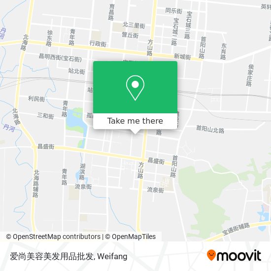 爱尚美容美发用品批发 map