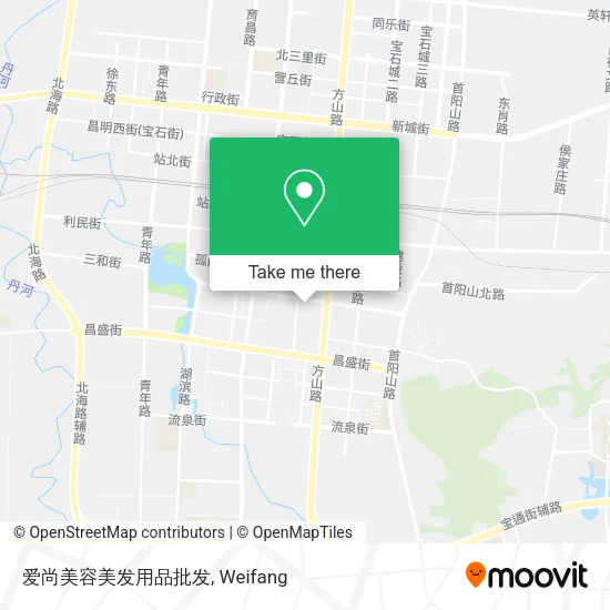 爱尚美容美发用品批发 map